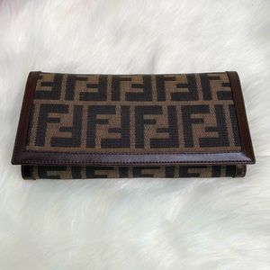 Authentic Fendi Bifold Wallet EUC